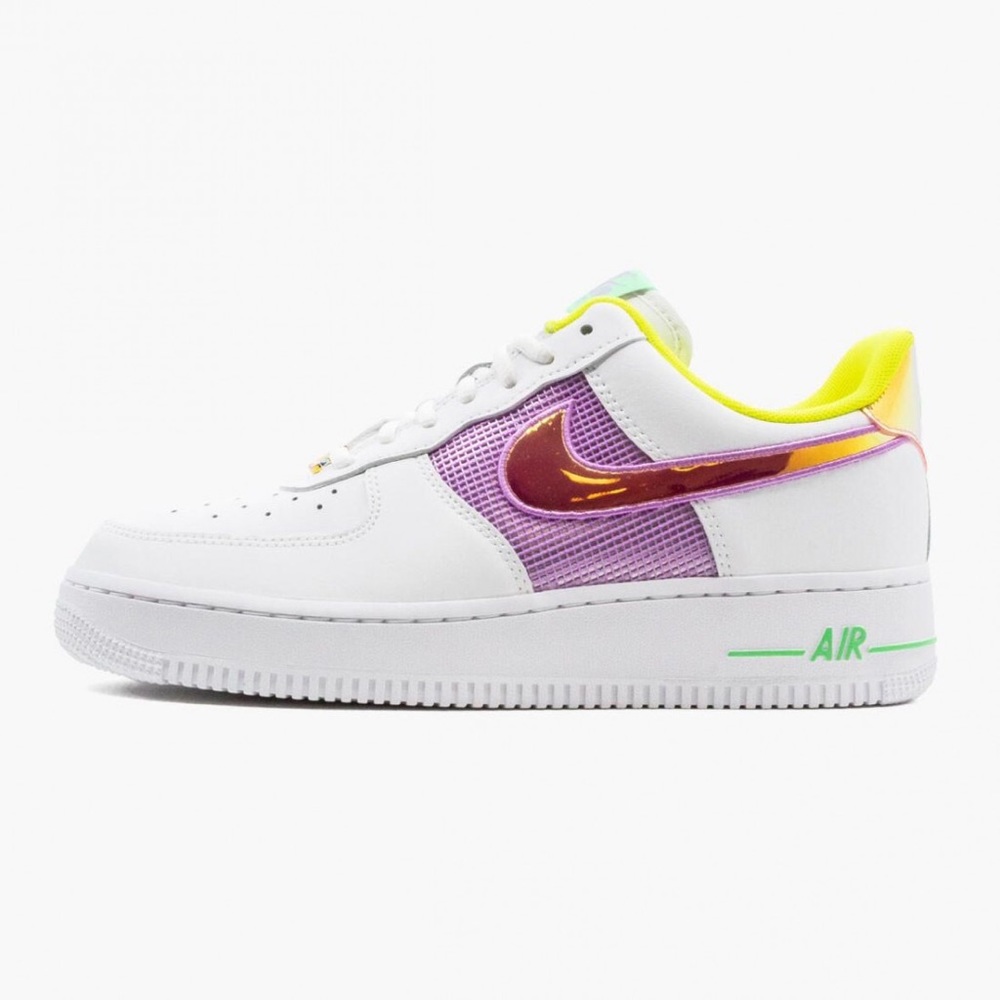 Nike Air Force 1 Low White Multi Pastel CW5592 100 Casual Shoes US 10